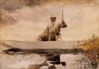 Homer, Winslow - Fishing in the Adirondacks